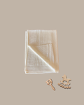 Luxury Off-White Cotton Knit Baby Blanket