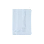 Baby  Light Blue Luxury Cotton Knit Blanket