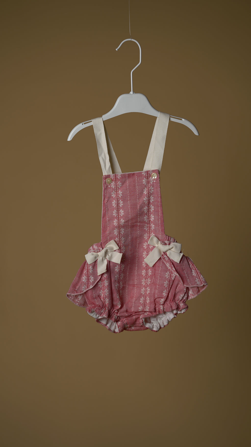 Floral  Cotton Girls Bloomer Romper