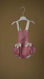 Floral  Cotton Girls Bloomer Romper