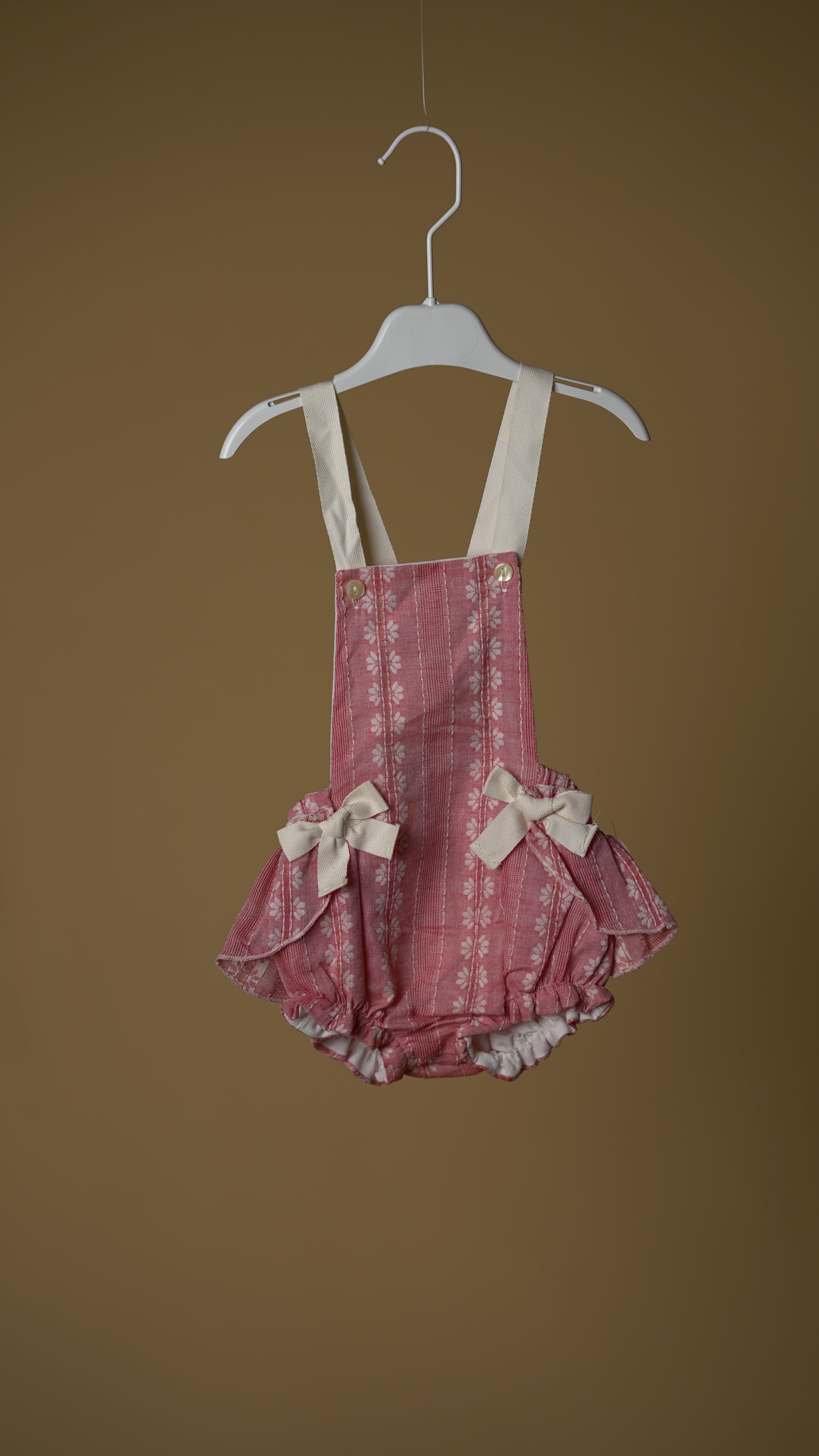 Floral  Cotton Girls Bloomer Romper