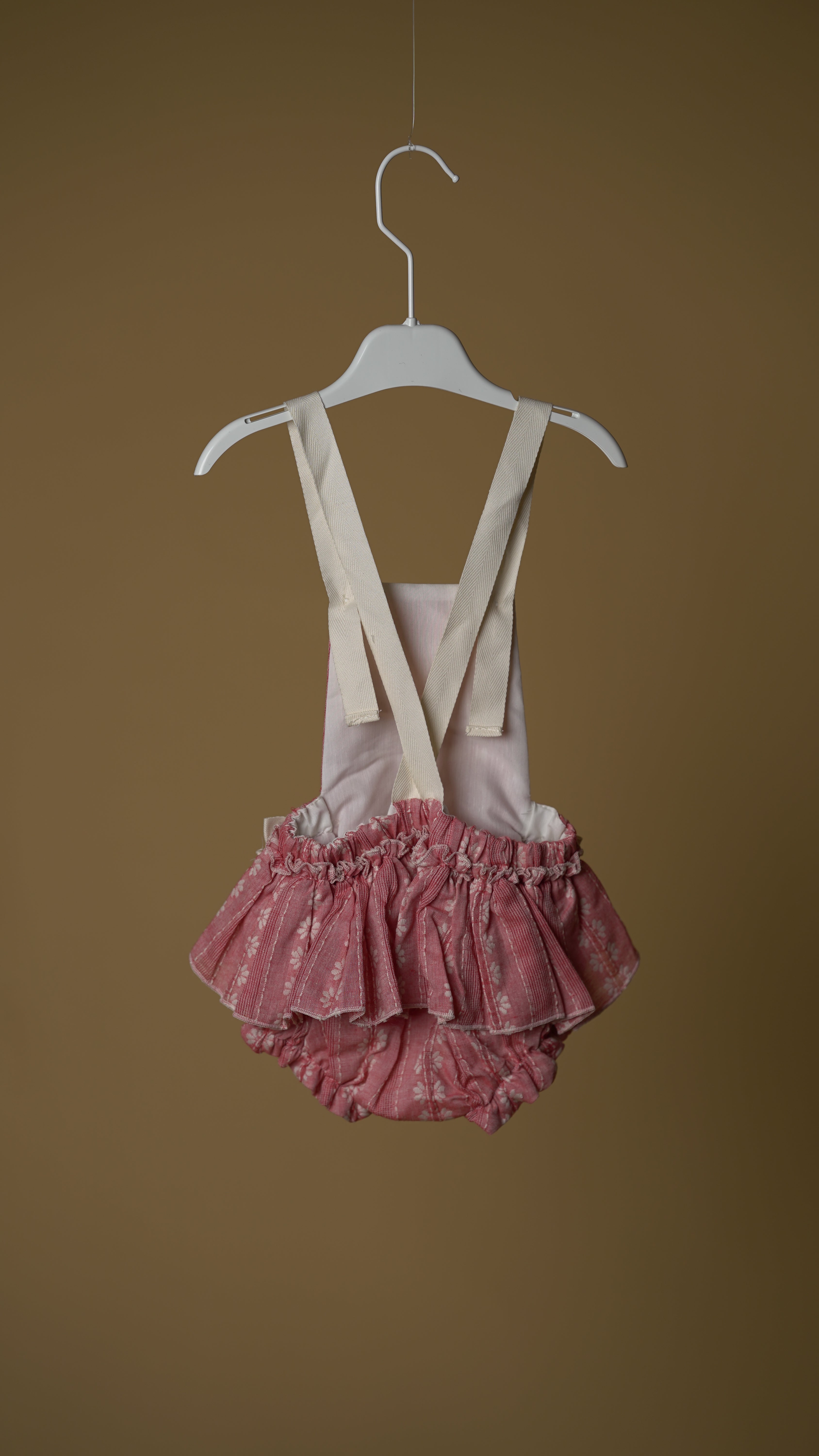 Floral  Cotton Girls Bloomer Romper