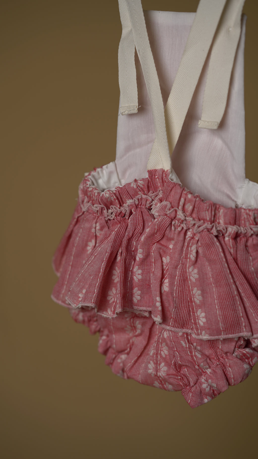 Floral  Cotton Girls Bloomer Romper