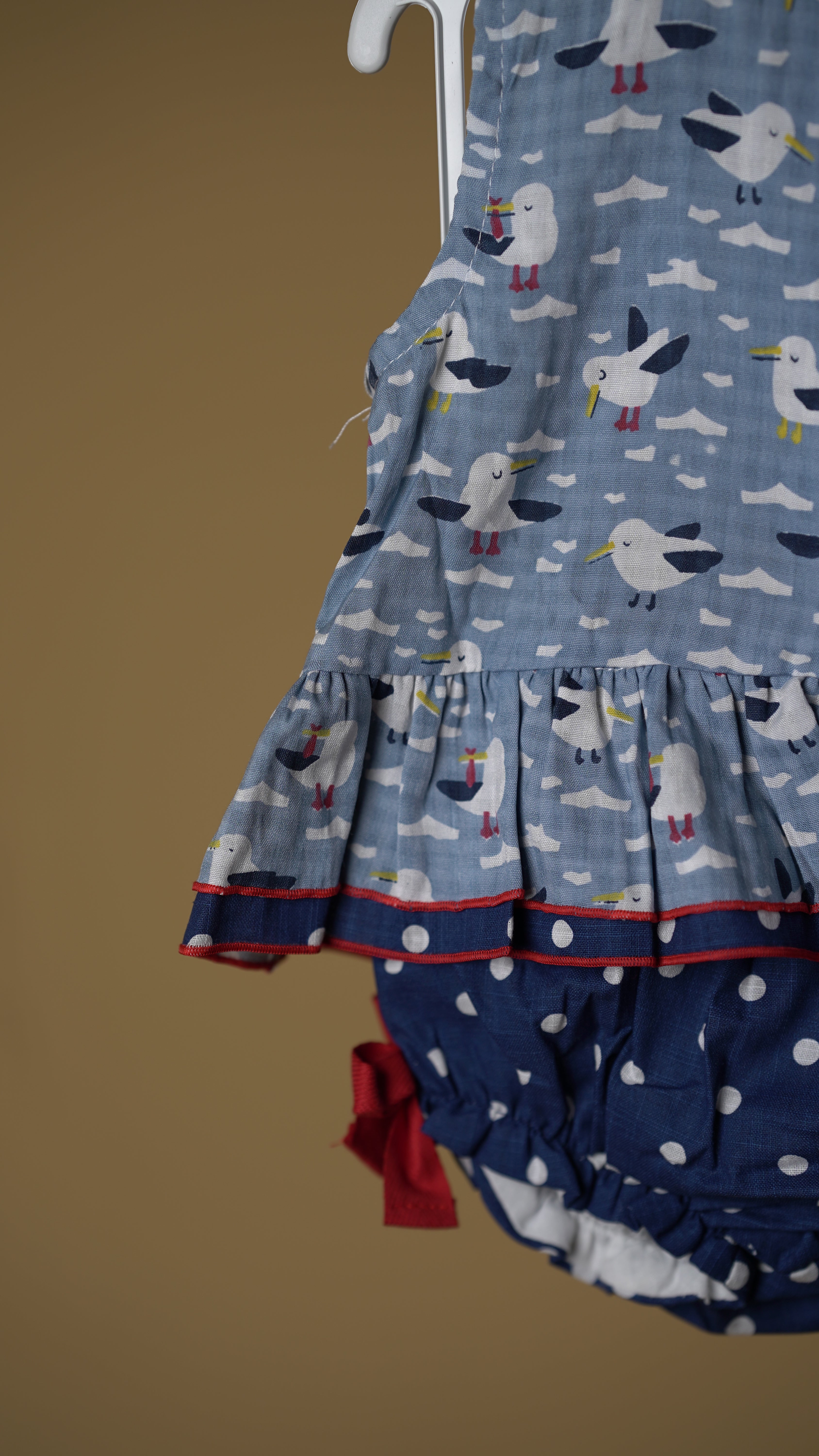 Blue Birds Girls Top & Pants Set
