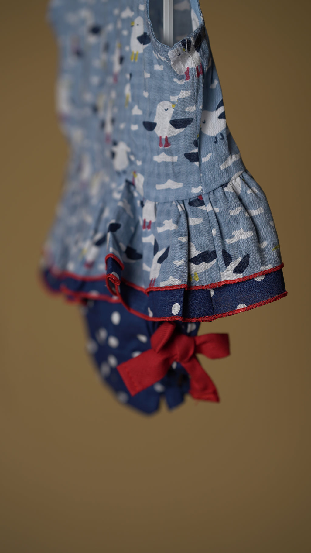 Blue Birds Girls Top & Pants Set