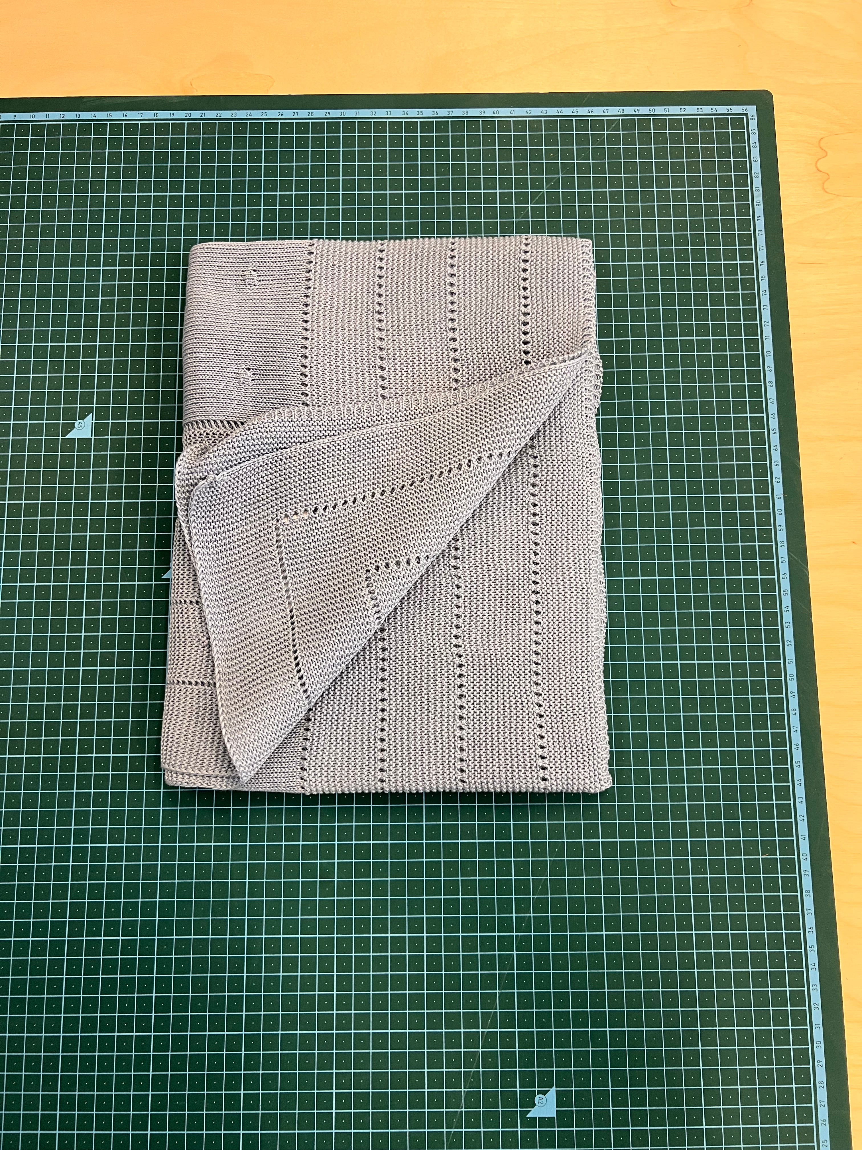 Baby Boys Royal Blue Luxury Cotton Knit Blanket