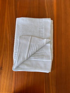 Baby  Light Blue Luxury Cotton Knit Blanket