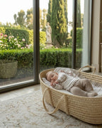 Baby Unisex Beige Striped 2-Piece Knit Set